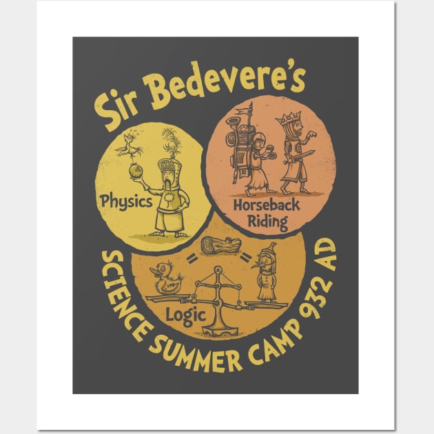 Sir Bedevere's Science Camp Wall Art by kg07_shirts